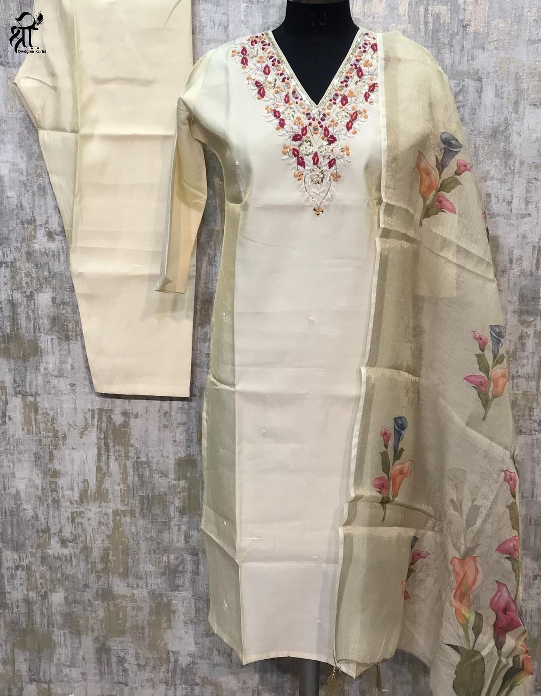 Shree Jee Fancy 3 Pc Straight Set (Rs.995 per piece)