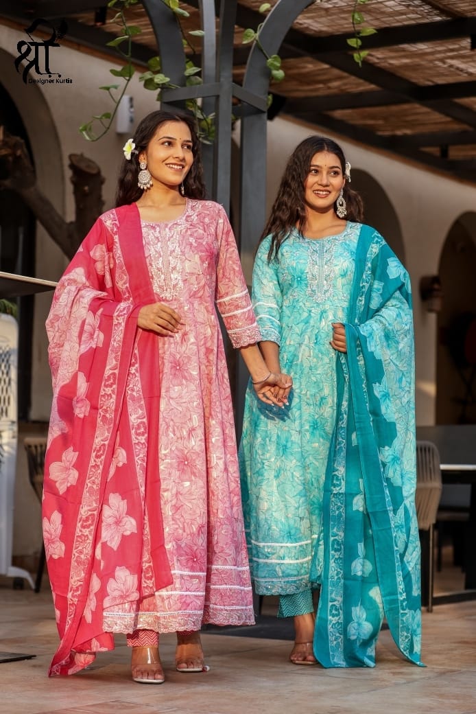 Shree Jee 3 PC Frock Set (Rs.1175 per piece)